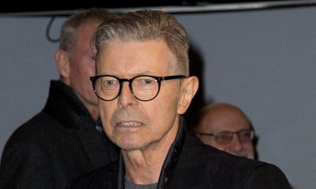 Bowie in New York in December for the premiere of the musical Lazarus.