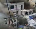 Deadly flash flood hit Nepal and China - cinemagraph