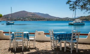 Koulouki beach in the Lakki gulf.