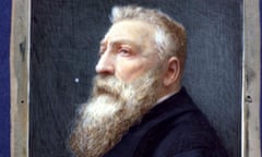 Detail from the painting of the sculptor Rodin that was wrongly captioned.