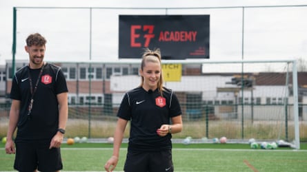 Ella Toone at a training session.