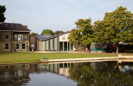 £1.3m lottery funding helped pay for the new museum pavilion in Pinner Memorial Park.
