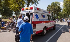 A US ambulance