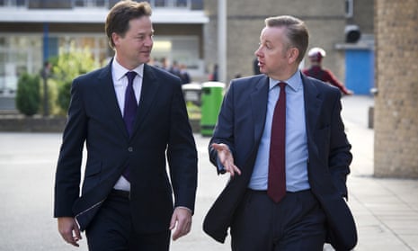 Nick Clegg opposed Michael Gove’s plans for a two-tier GCSE.