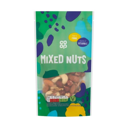 Co-op mixed nuts 120g