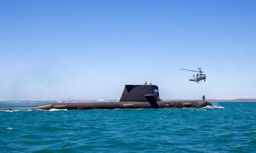 As part of the military alliance with the UK and US, Australia will build nuclear-powered submarines to replace conventional Collins-class subs such as HMAS Rankin