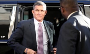 Michael Flynn, the former national security adviser, arrives for his sentencing hearing in December 2018.