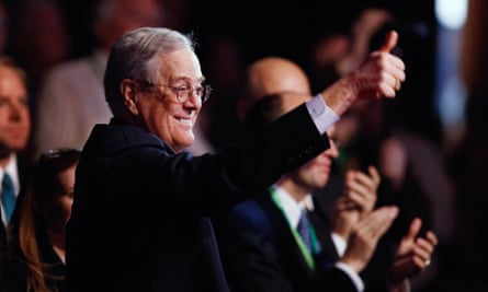 David Koch, in Washington during a political event in 2011.