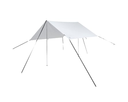 Decathlon QUECHUA Multi-purpose camping tarp shelter, size L, Fresh