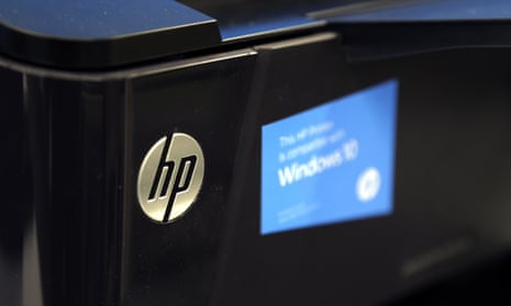an HP printer