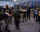Chaos breaks out at New Jersey immigration detention center – in pictures