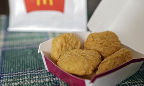 An order of McDonald’s Chicken McNuggets is displayed for a photo in Olmsted Falls, Ohio.