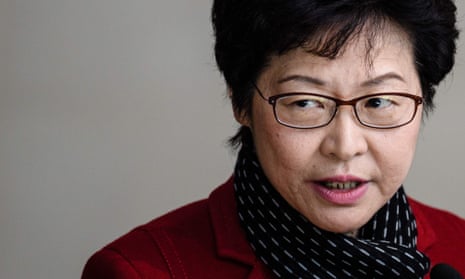 Hong Kong’s chief executive-elect Carrie Lam.