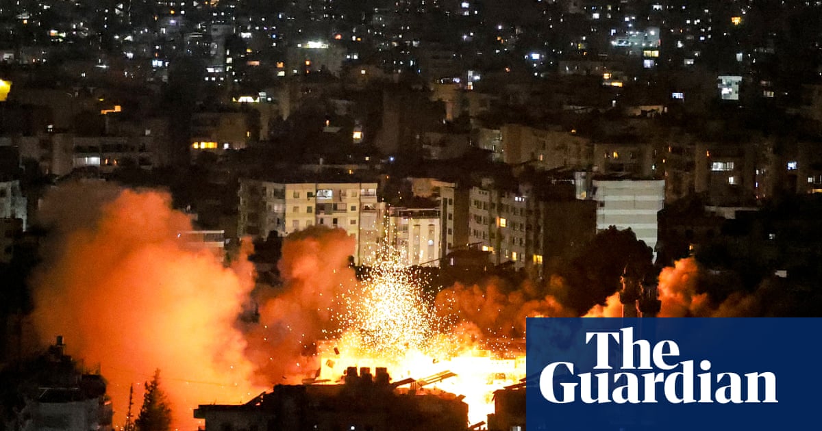 Israel hits south Beirut after targeting underground Hezbollah drone sites'