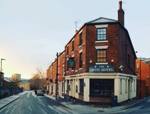 Exterior of he Bath Hotel pub, Sheffield