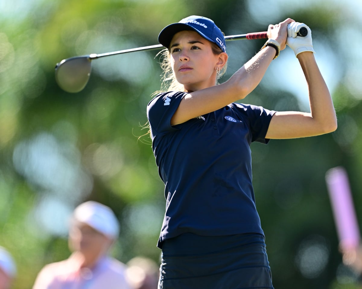 Donald Trump's granddaughter Kai in last after 83 in shaky LPGA debut | LPGA | The Guardian