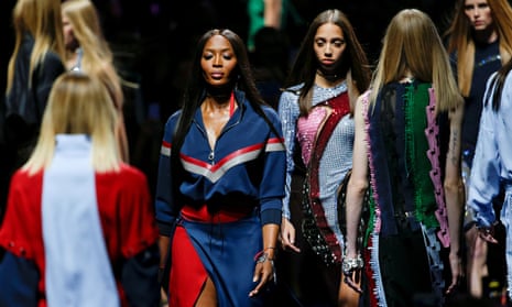 Donatella Versace unveils fantasy closet for an athleisure princess, Milan  fashion week