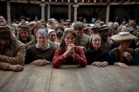 Film Fall PreviewThis image released by Focus Features shows Jessie Buckley, center, in a scene from “Hamnet.” (Agata Grzybowska/Focus Features via AP)