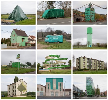 Green and pleasant land … the duo documented objects by size and colour.
