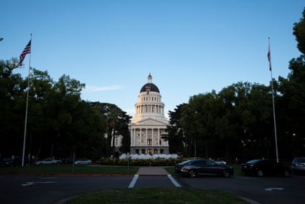 The California state capitol building in Sacramento. City schools suspend black students at a rate much higher than that of white students.
