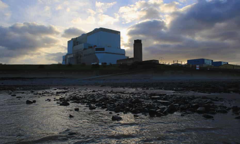 Hinkley Point B and A nuclear power stations