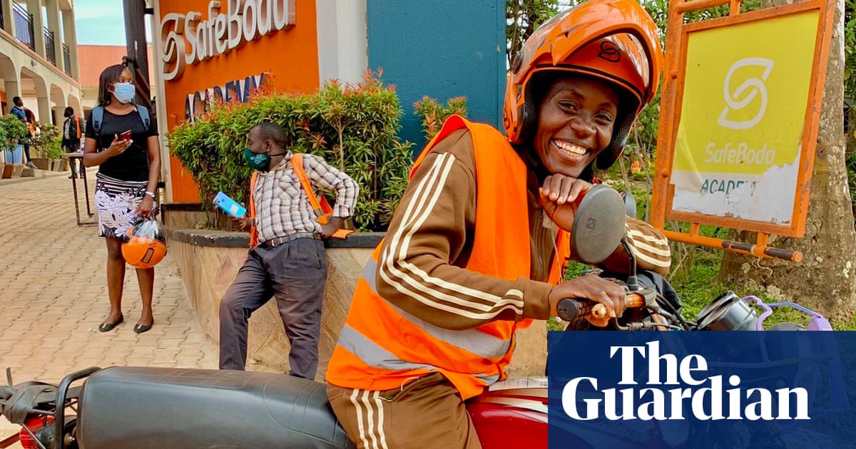 ‘People would chase me’: the taxi bike rider breaking Uganda’s taboos