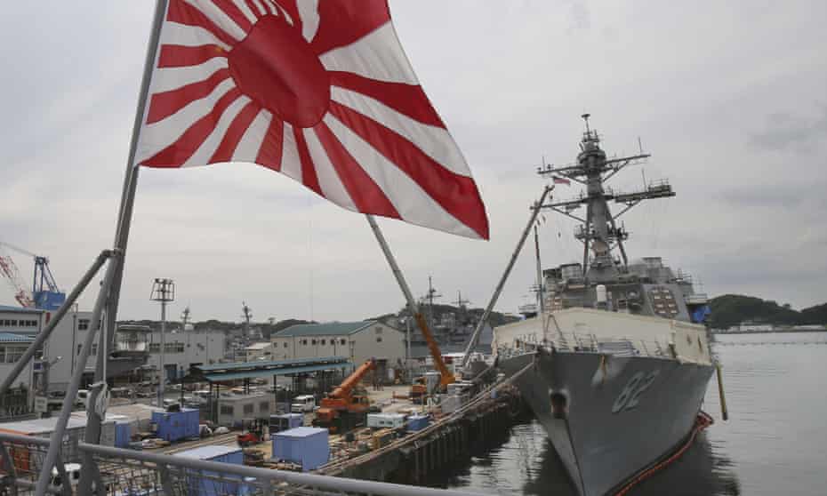 Japan Pulls Out Of Naval Drills Over Demands It Remove Rising Sun Flag Japan The Guardian Japan Pulls Out Of Naval Drills Over Demands It Remove Rising Sun Flag Japan The Guardian