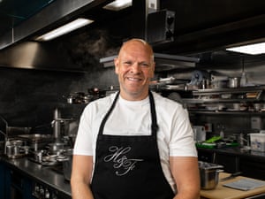 Backstage ... Kerridge at the Hand and Flowers.