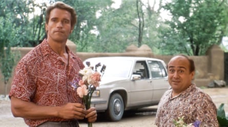Arnold Schwarzenegger and Danny DeVito in Twins.