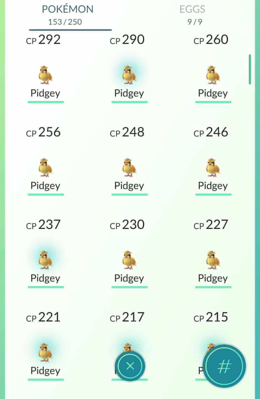 Eevee evolutions pokemon go names