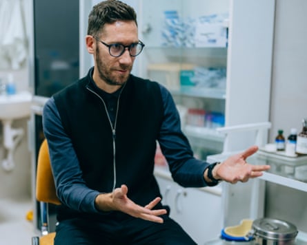 Mike, a British rehab consultant helping at the centre.