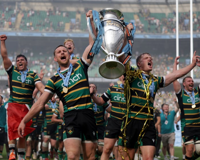 Northampton crowned Prem champions after Hendy’s double sees off Exeter