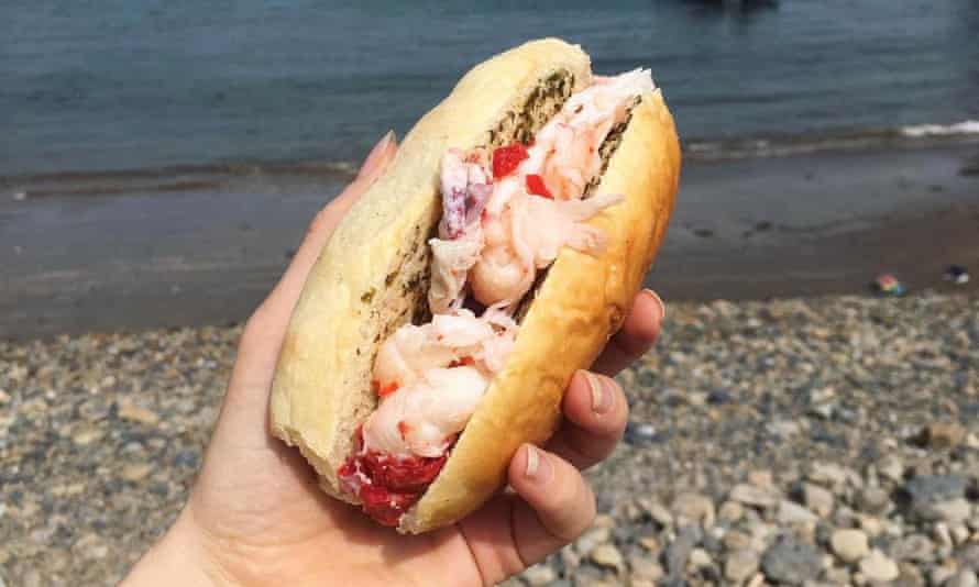 A seafood sandwich from Lobster and Môr.