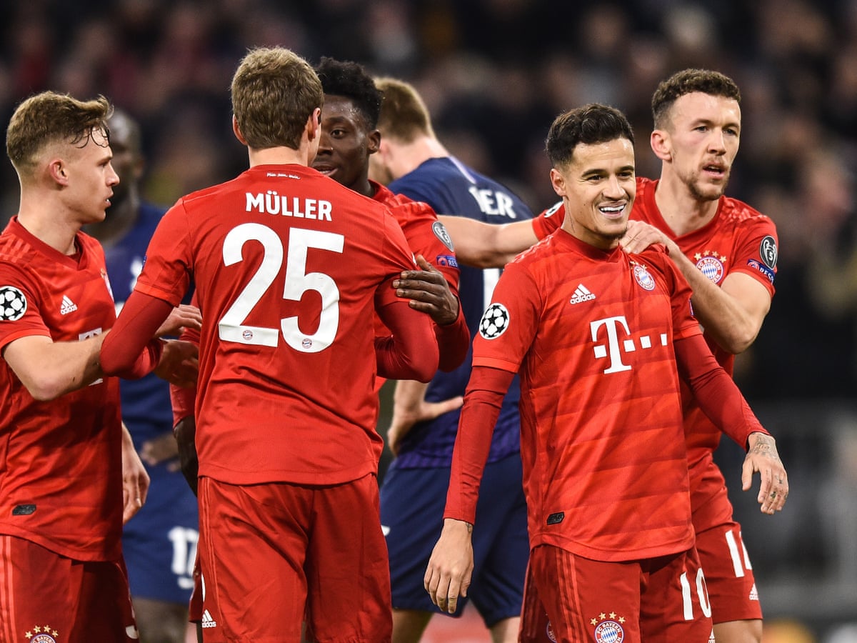 Coutinho Adds Finishing Touch As Bayern Munich Brush Tottenham Aside Champions League The Guardian