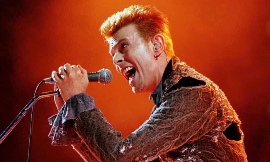 David Bowie in Athens, 1996. Photograph: Reuters