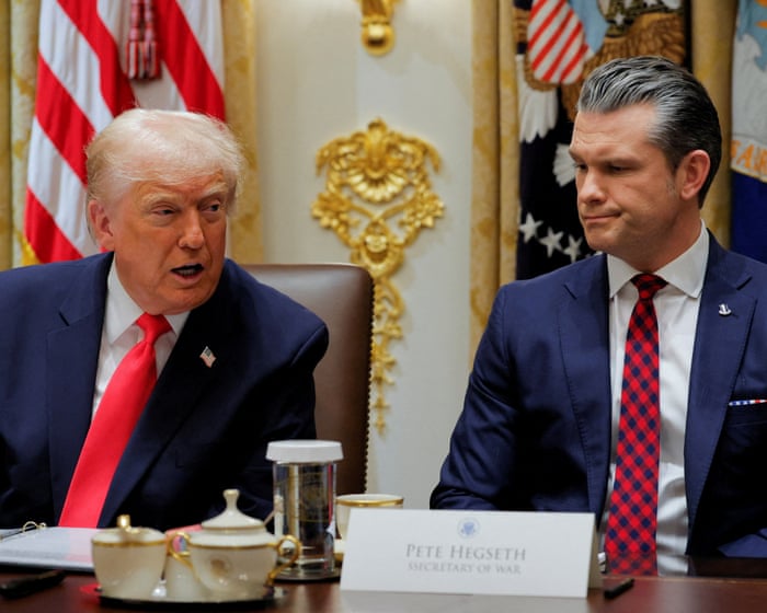 Trump says he and Hegseth didn’t know about second strike on alleged Venezuelan drug boat – video