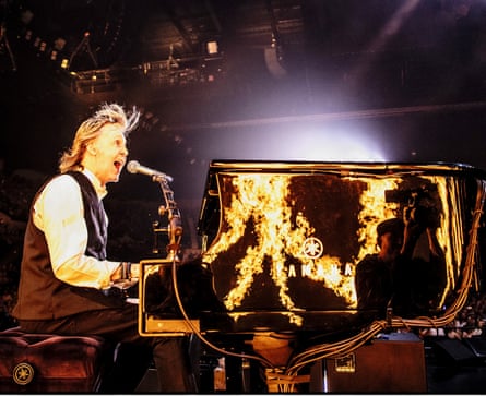 Paul McCartney performing at Adelaide Entertainment Centre