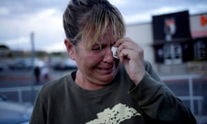A woman reacts after a mass shooting at a Walmart in El Paso, Texas, U.S. August 3, 2019. REUTERS/Jose Luis Gonzalez TPX IMAGES OF THE DAY 3500.jpg?width=300&quality=85&auto=forma