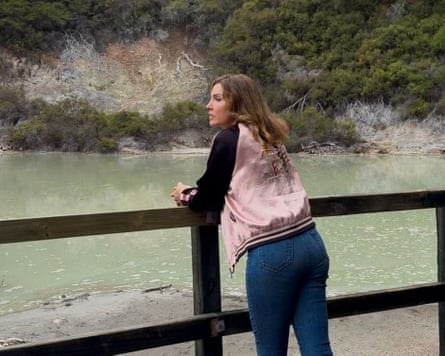 Nurse and life coach Sarah Parlow at the Waiotapu Thermal Pools in Rotorua in February 2025.
