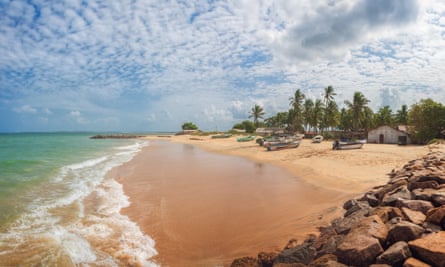The beach near Kalpitiya, Sri Lanka