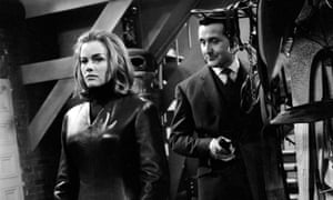 Honor Blackman with Patrick Macnee in The Avengers.