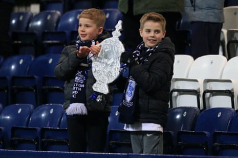 Young Preston fans holding a tinfoil FA Cup? Tick.