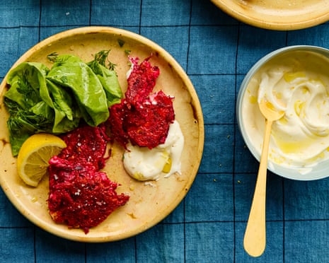 Rukmini Iyer's beetroot, apple and feta fritters 046