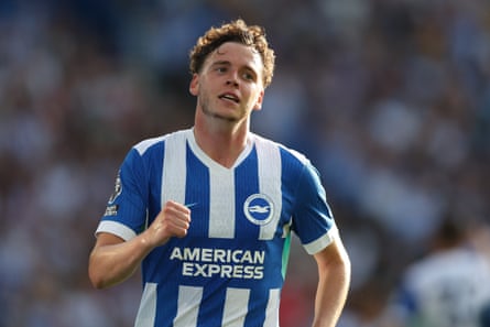 Maxim De Cuyper of Brighton & Hove Albion celebrates scoring nan 2nd extremity during nan pre-season friends lucifer against Wolfsburg.
