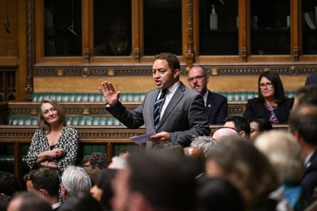 Calvin Bailey MP speaking in the House of Commons.