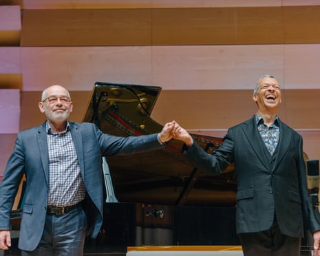 Iain Burnside and Roderick Williams at the Leeds song festival