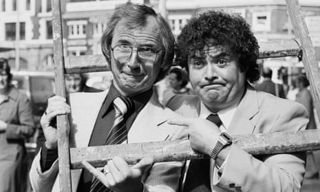 Eddie Large, right, and Syd Little in 1980; their TV series was a staple of Saturday evening viewing in the the 1970s and 80s.