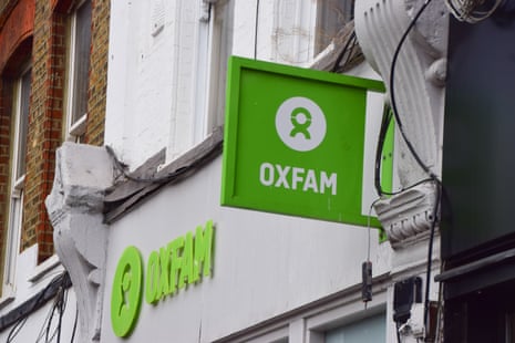 An Oxfam store in Islington as the charity faces an uncertain future for its warehouses and charity shops.