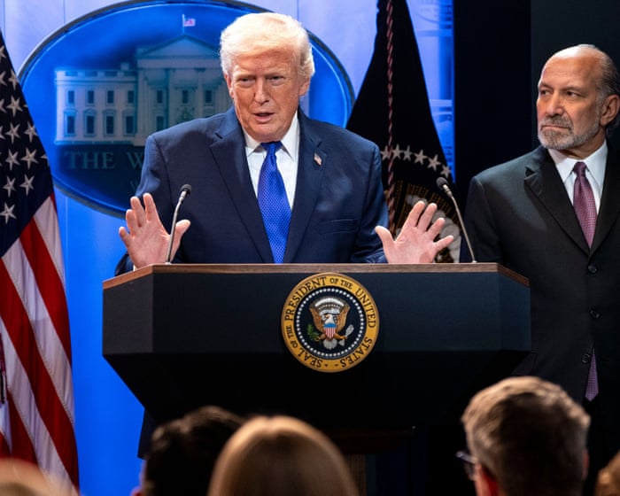 Trump announces 10% global tariff after supreme court tariff ruling – video