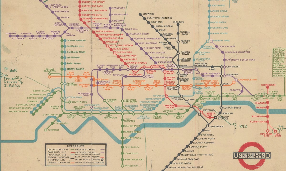 It deserves to be called iconic': London tube map creator's archive goes up for sale | Design | The Guardian it-deserves-to-be-called-iconic-london-tube-map-creator-s-archive-goes-up-for-sale-design-the-guardian